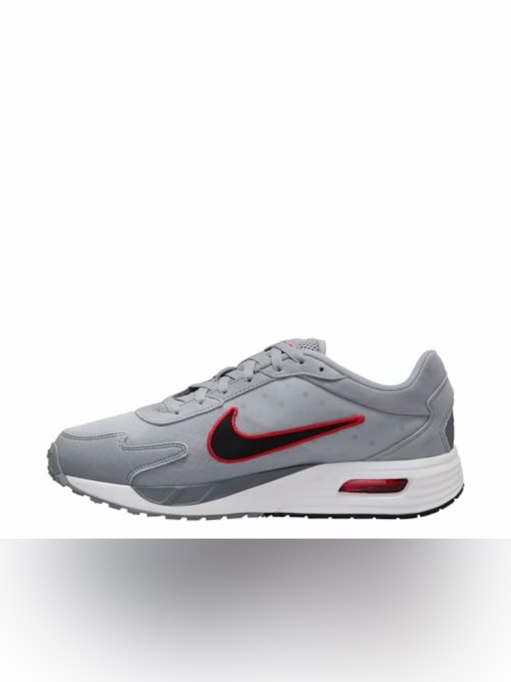 Nike Air Max Solo DX3666-004 Men’s Athletic Sneakers Wolf Grey/Red/Black Sz 13